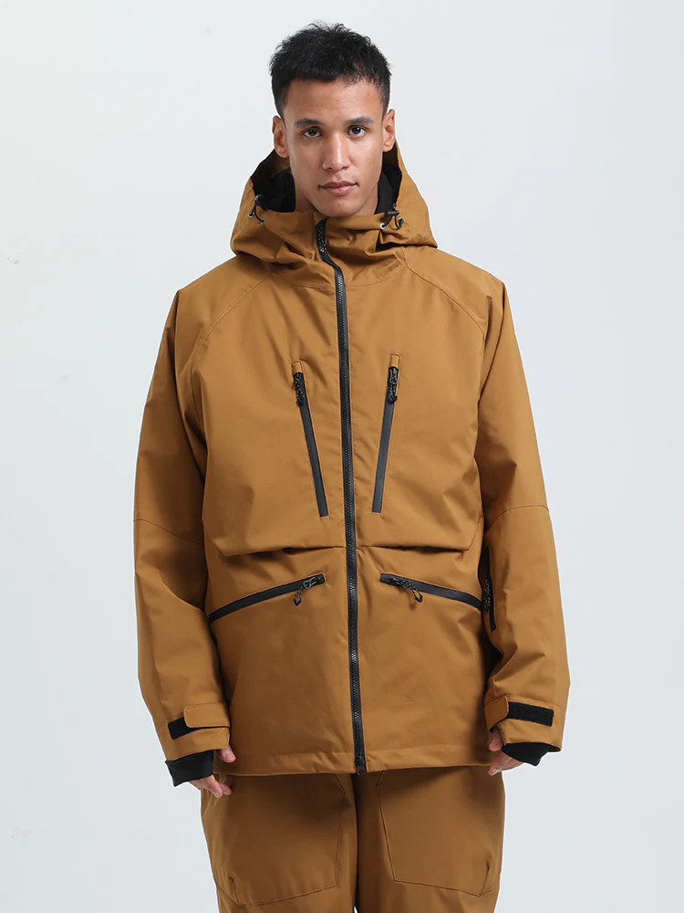 Men's Gsou Snow Durable Mountain Pro All Function Cargo Snow Jacket - Image 16