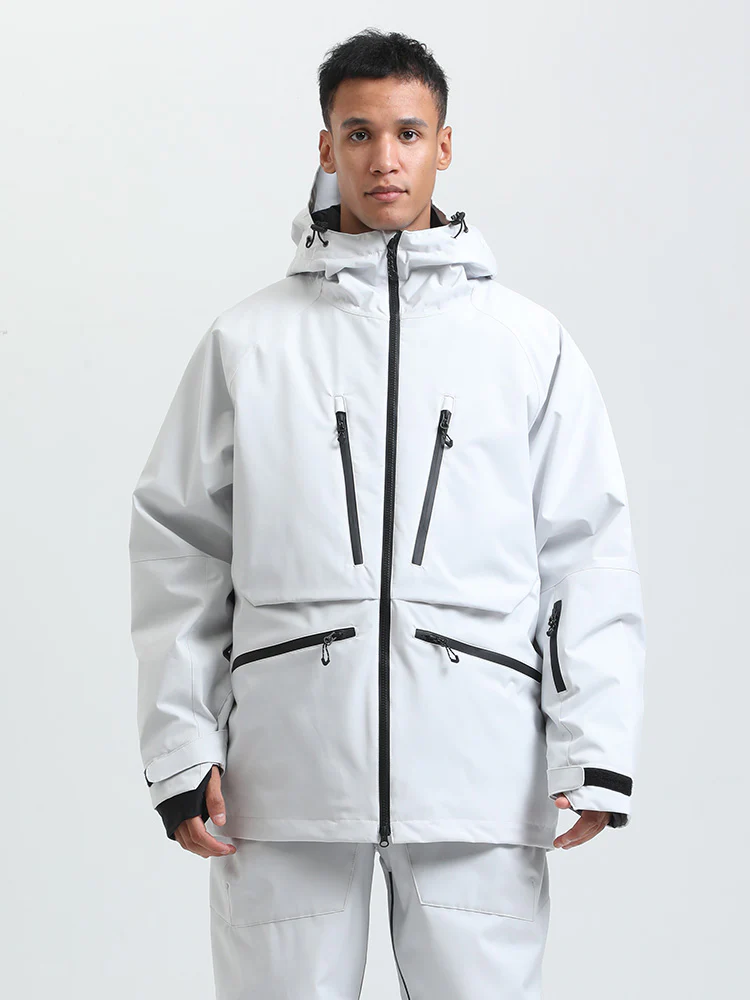 Men's Gsou Snow Durable Mountain Pro All Function Cargo Snow Jacket - Image 20