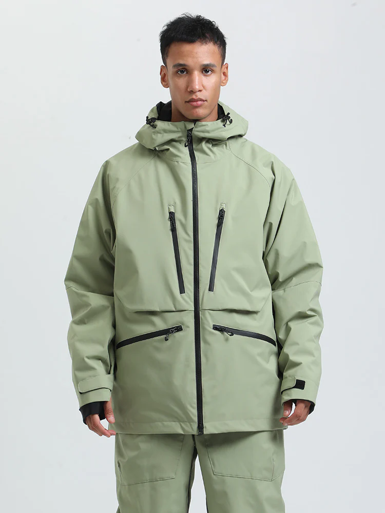Men's Gsou Snow Durable Mountain Pro All Function Cargo Snow Jacket - Image 24