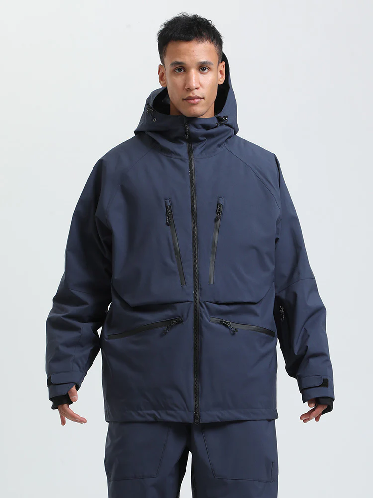 Men's Gsou Snow Durable Mountain Pro All Function Cargo Snow Jacket - Image 27