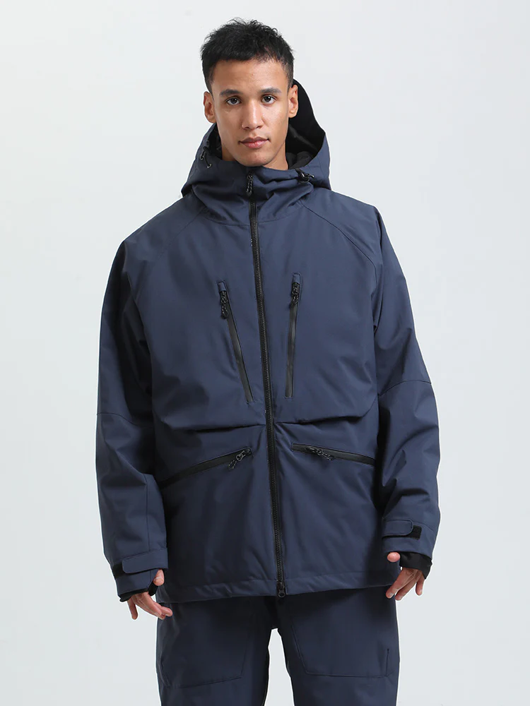 Men's Gsou Snow Durable Mountain Pro All Function Cargo Snow Jacket - Image 28