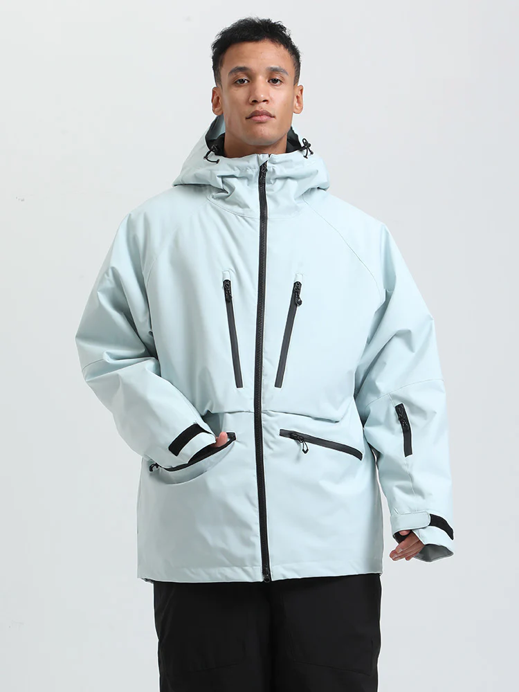 Men's Gsou Snow Durable Mountain Pro All Function Cargo Snow Jacket - Image 3