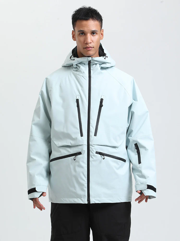 Men's Gsou Snow Durable Mountain Pro All Function Cargo Snow Jacket - Image 4