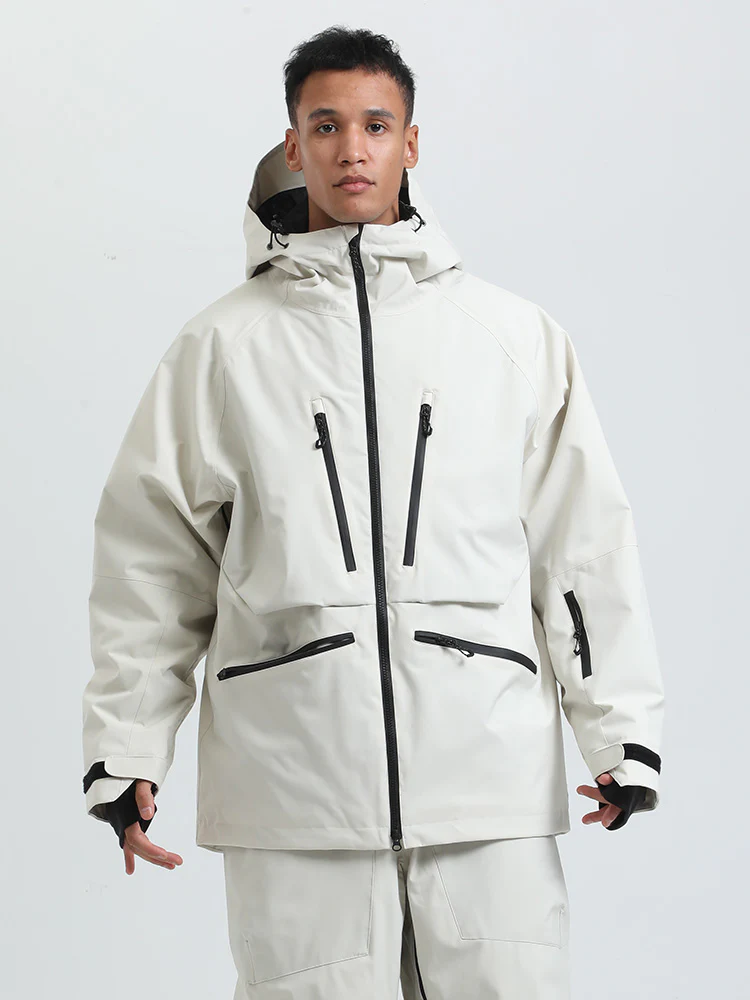Men's Gsou Snow Durable Mountain Pro All Function Cargo Snow Jacket - Image 5