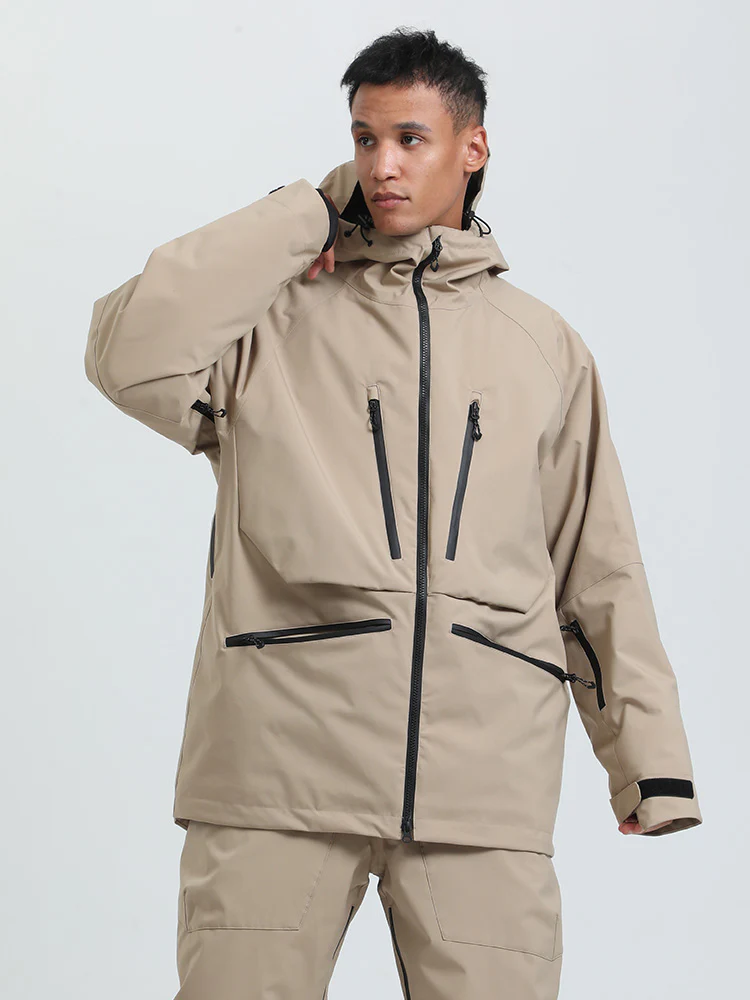 Men's Gsou Snow Durable Mountain Pro All Function Cargo Snow Jacket - Image 7