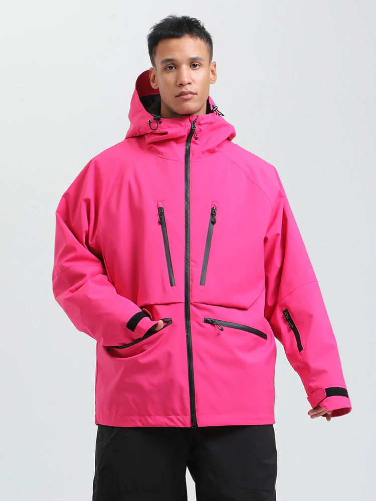 Men's Gsou Snow Durable Mountain Pro All Function Cargo Snow Jacket - Image 9