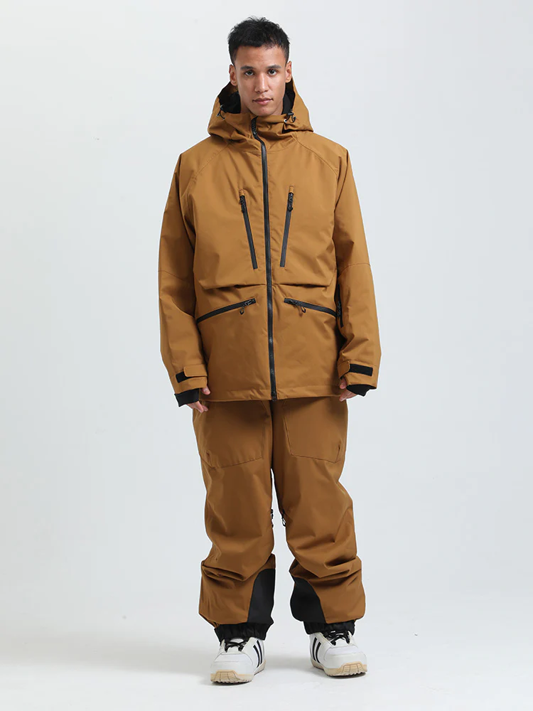 Men's Gsou Snow Durable Mountain Pro All Function Cargo Snow Suit - Image 10