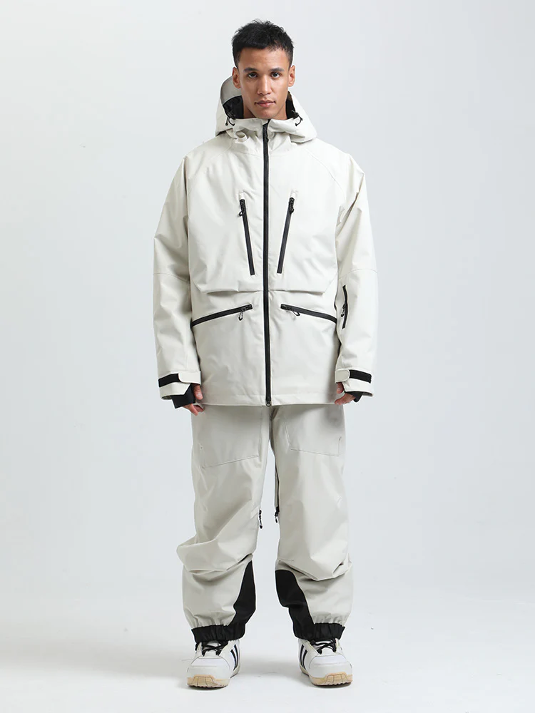 Men's Gsou Snow Durable Mountain Pro All Function Cargo Snow Suit - Image 12