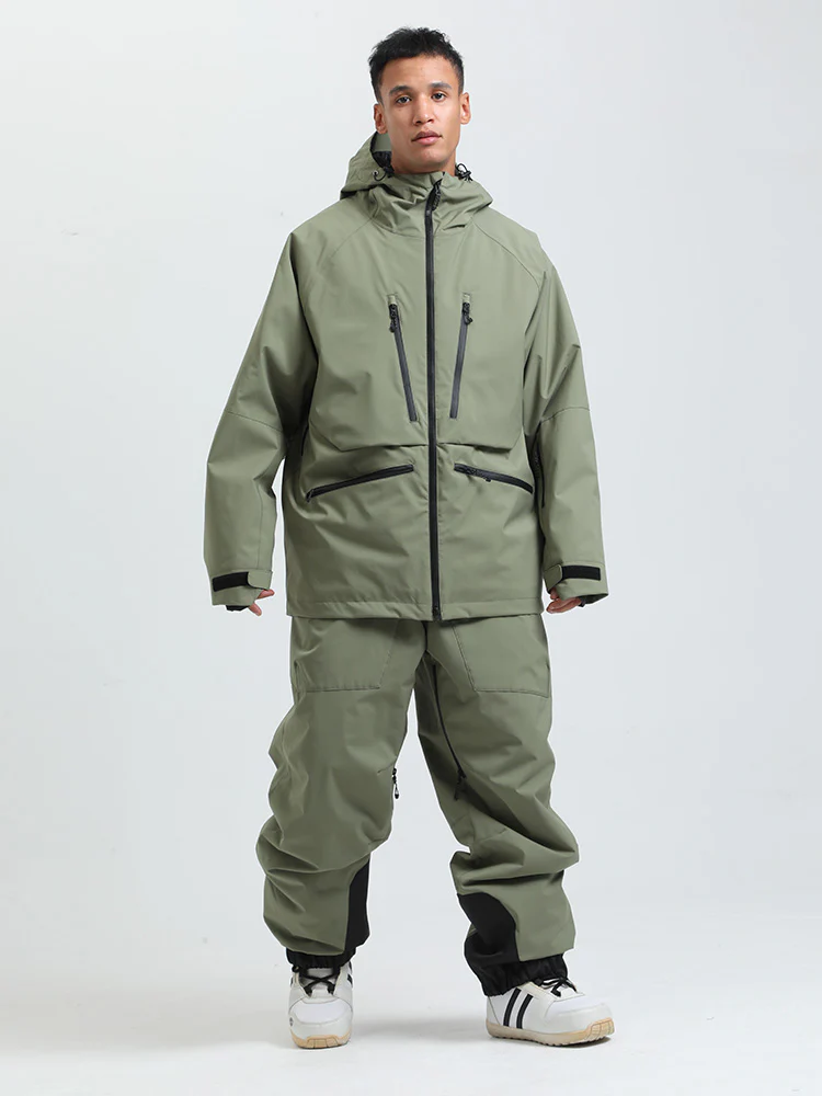 Men's Gsou Snow Durable Mountain Pro All Function Cargo Snow Suit - Image 18