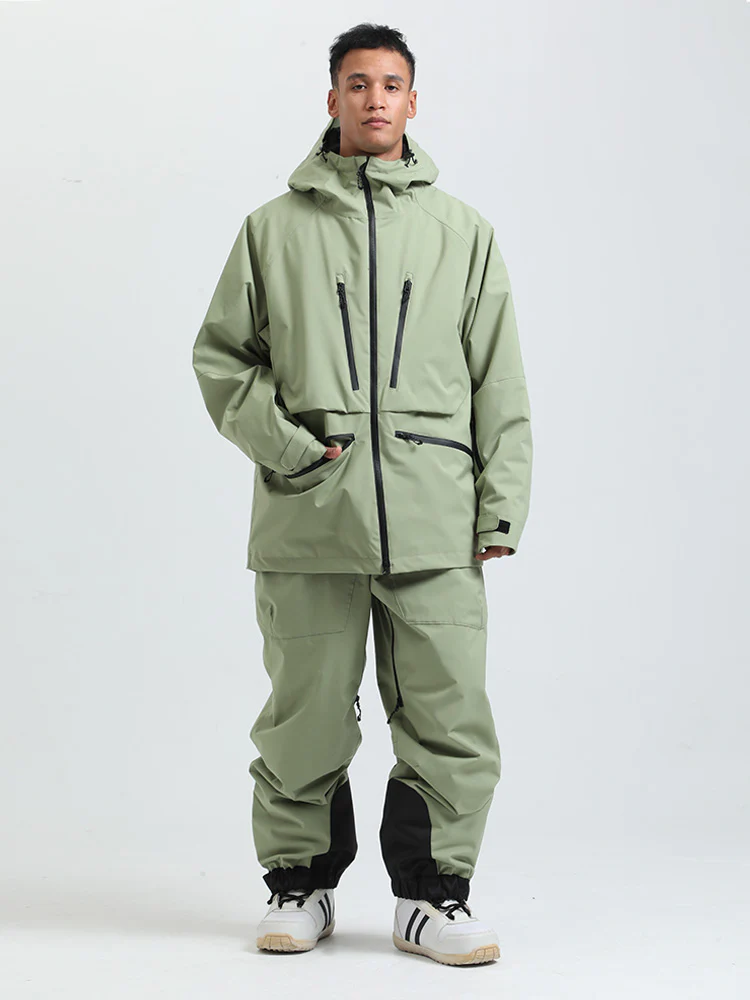 Men's Gsou Snow Durable Mountain Pro All Function Cargo Snow Suit - Image 27