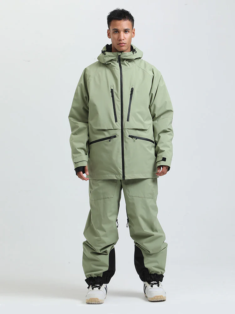 Men's Gsou Snow Durable Mountain Pro All Function Cargo Snow Suit - Image 28
