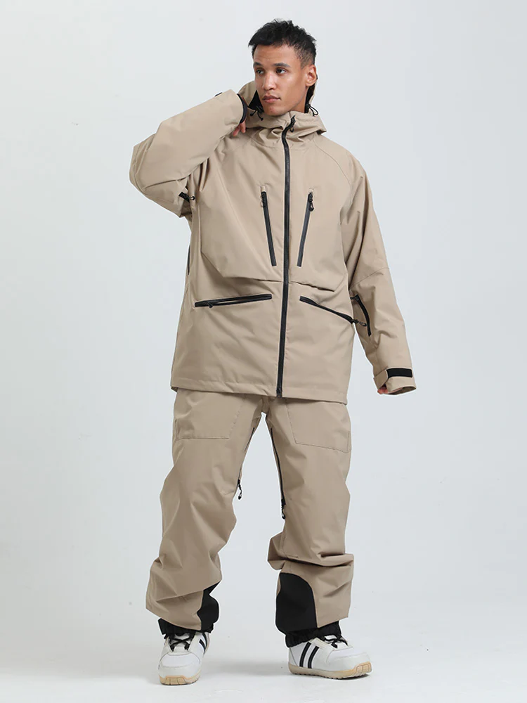 Men's Gsou Snow Durable Mountain Pro All Function Cargo Snow Suit - Image 3