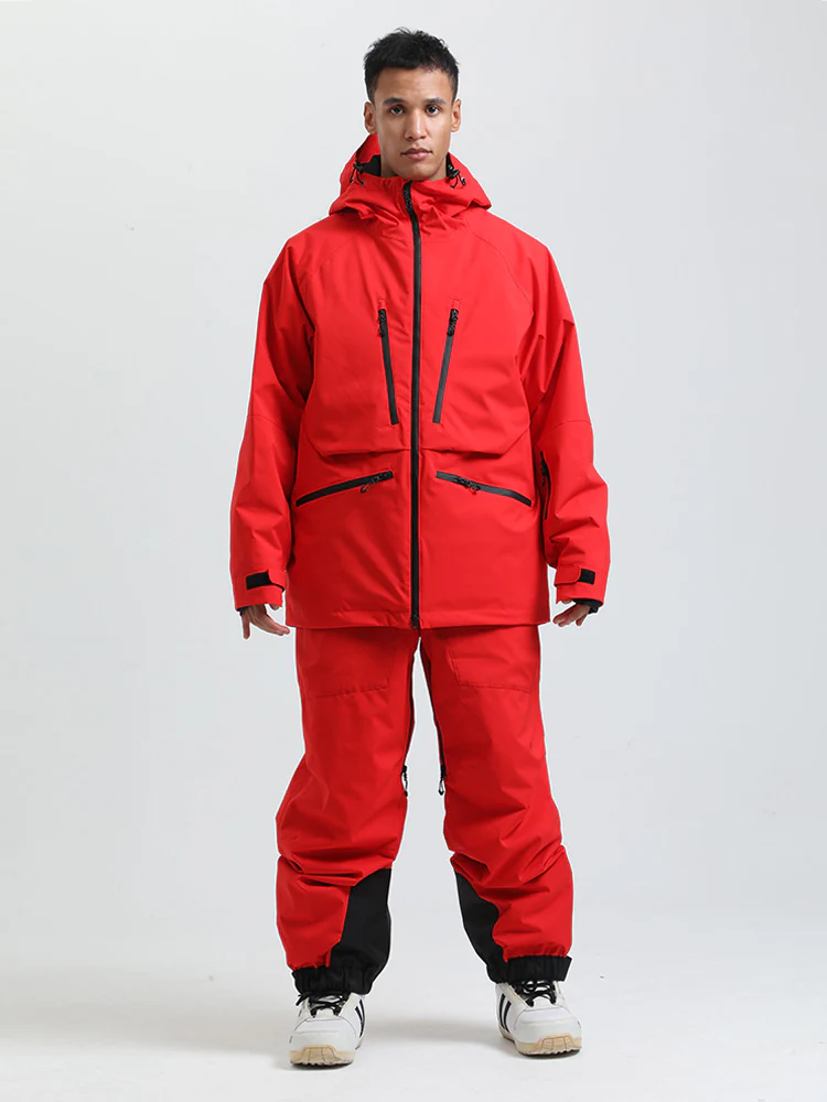 Men's Gsou Snow Durable Mountain Pro All Function Cargo Snow Suit - Image 30