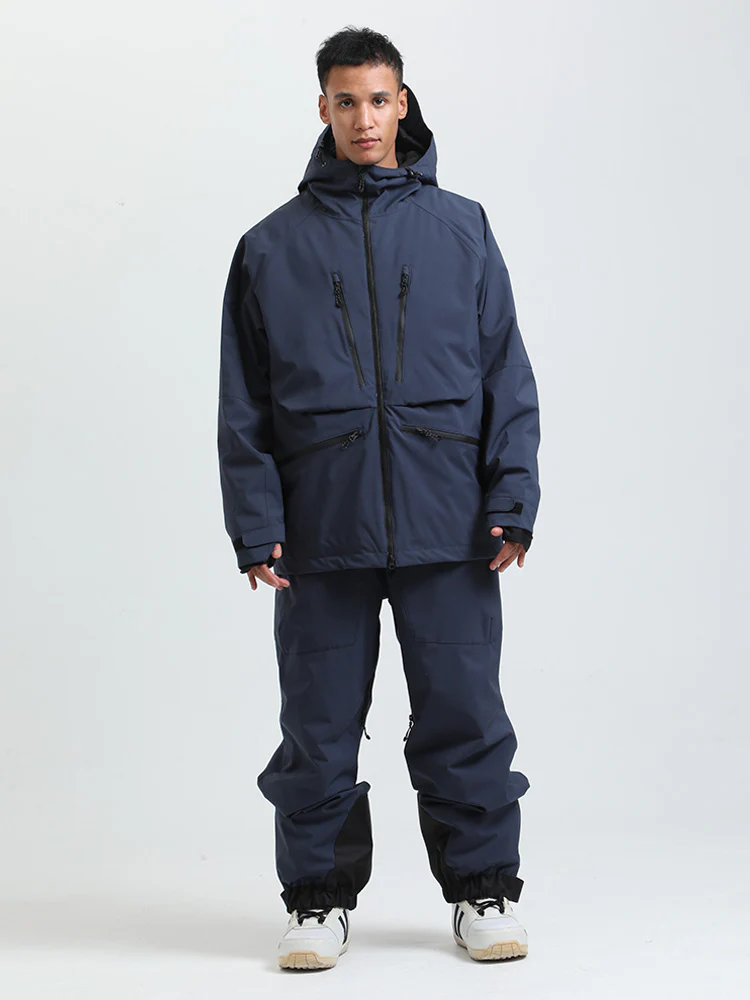 Men's Gsou Snow Durable Mountain Pro All Function Cargo Snow Suit - Image 7