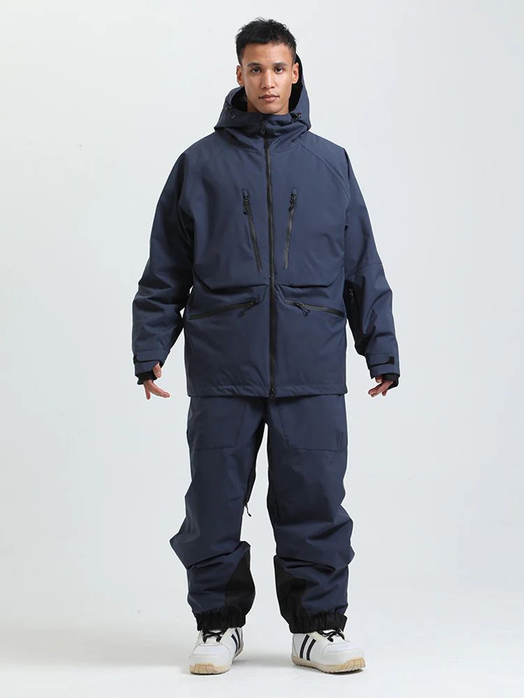 Men's Gsou Snow Durable Mountain Pro All Function Cargo Snow Suit - Image 8