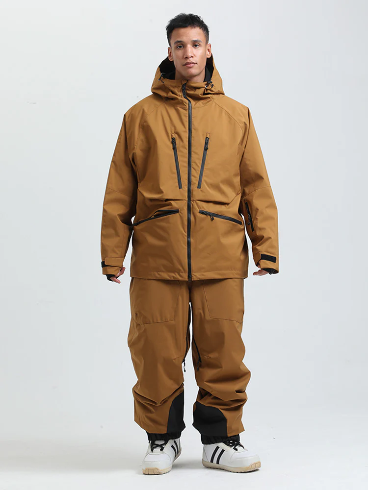 Men's Gsou Snow Durable Mountain Pro All Function Cargo Snow Suit - Image 9