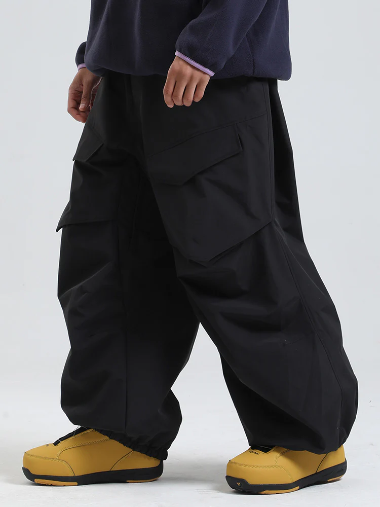 Men's Gsou Snow Urban Slope KneeFlex Cargo Pockets Baggy Snow Pants - Image 8