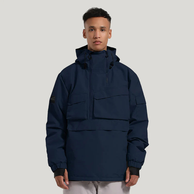 Men's Gsou Snow Winter Action Cargo Anorak Snow Jacket - Image 10
