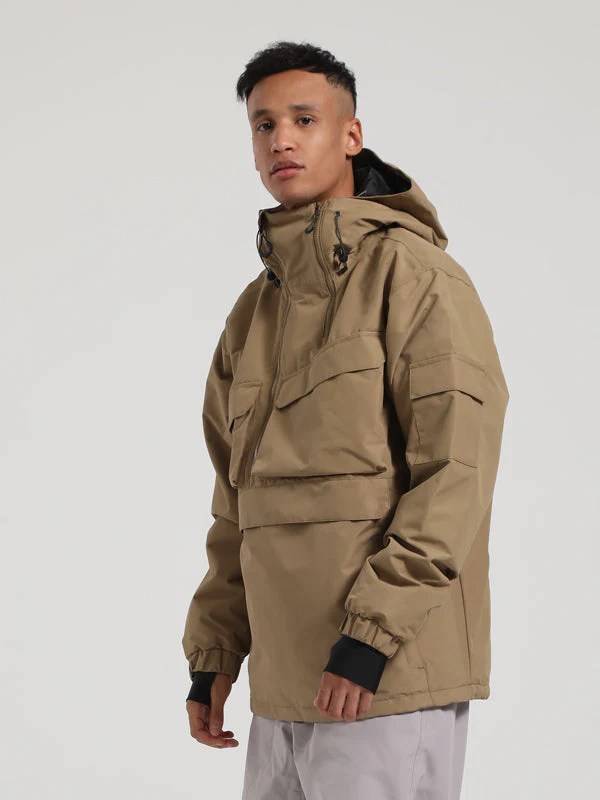 Men's Gsou Snow Winter Action Cargo Anorak Snow Jacket - Image 3