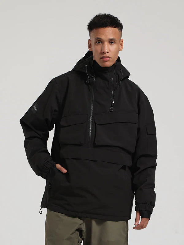 Men's Gsou Snow Winter Action Cargo Anorak Snow Jacket - Image 5