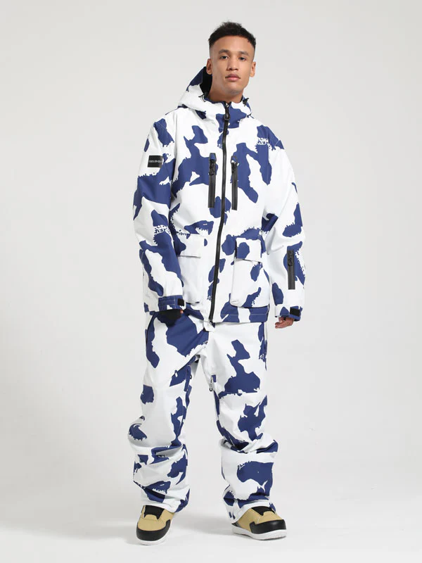 Men's Gsou Snow Winter Ranger Cargo Snow Jacket & Bibs Set - Image 3