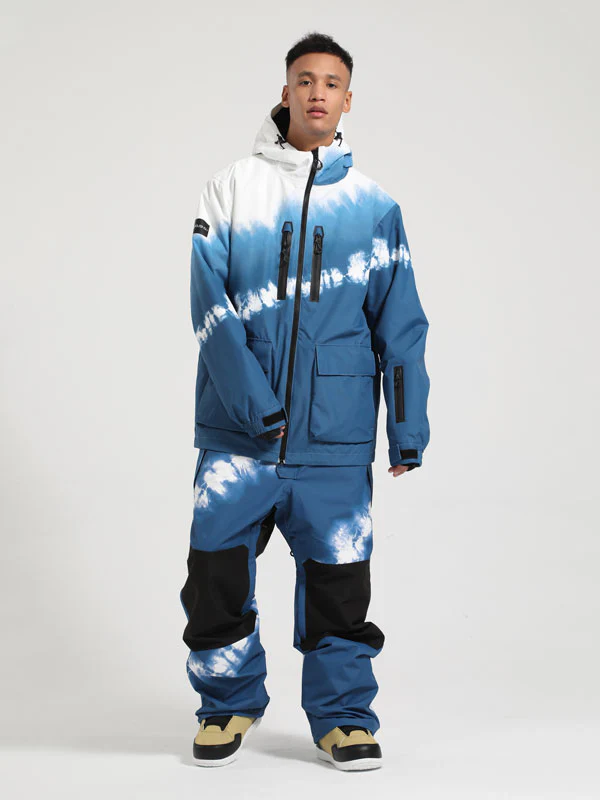 Men's Gsou Snow Winter Ranger Cargo Snow Jacket & Bibs Set - Image 8