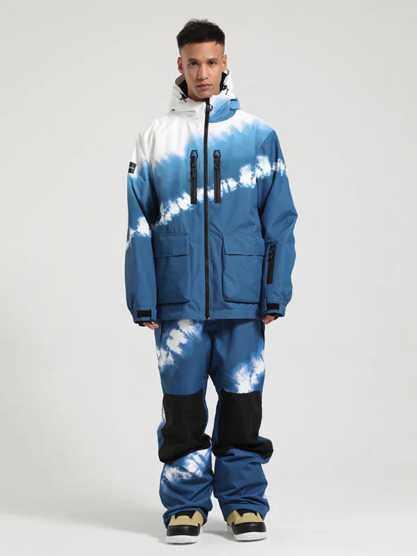 Men's Gsou Snow Winter Ranger Cargo Snow Jacket & Bibs Set - Image 9