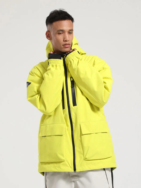 Men's Gsou Snow Winter Ranger Cargo Snowboard Jacket - Image 10