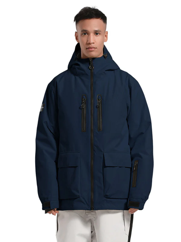 Men's Gsou Snow Winter Ranger Cargo Snowboard Jacket - Image 13