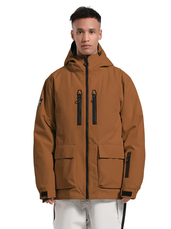 Men's Gsou Snow Winter Ranger Cargo Snowboard Jacket - Image 14