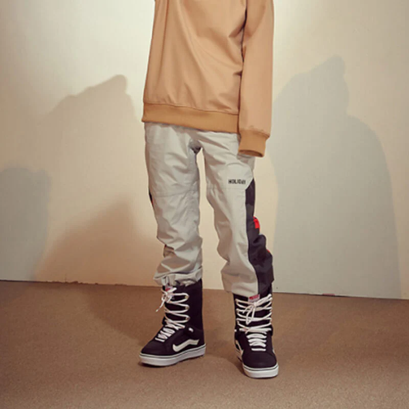 Men's Holiday Forever Young Urban Style Cargo Snow Pants - Image 4