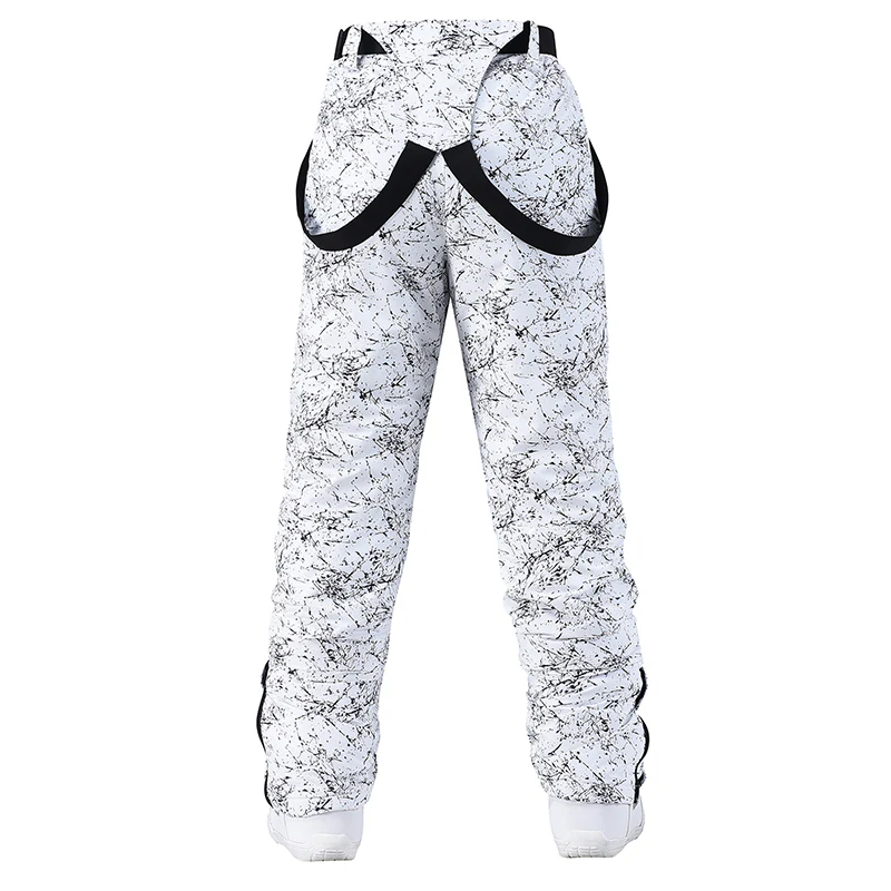 Men's Insulated Energetic Performer Winter Outdoor Snow Pants Ski Bibs - Image 3