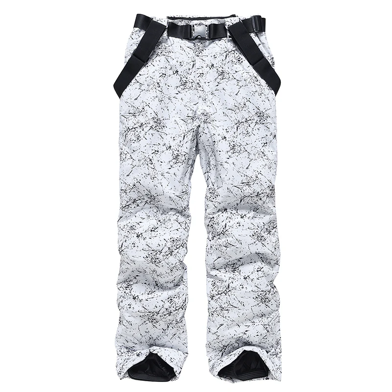 Men's Insulated Energetic Performer Winter Outdoor Snow Pants Ski Bibs - Image 4