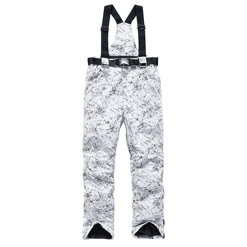 Men's Insulated Energetic Performer Winter Outdoor Snow Pants Ski Bibs - Image 5