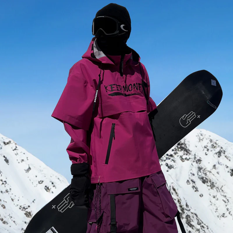 Men's Keep Money Mountain Chill Baggy Snowboard Jacket - Image 3