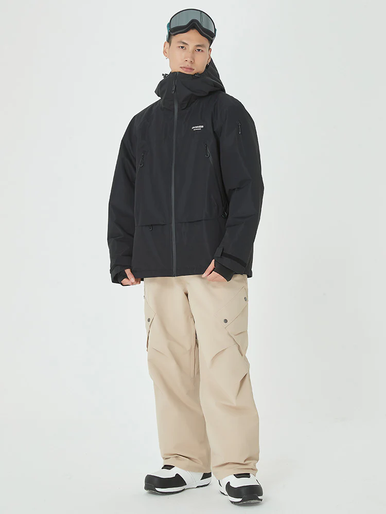 Men's Mountain Breaker Anorak Jacket with Swag Cargo Snowboard Pants - Image 4
