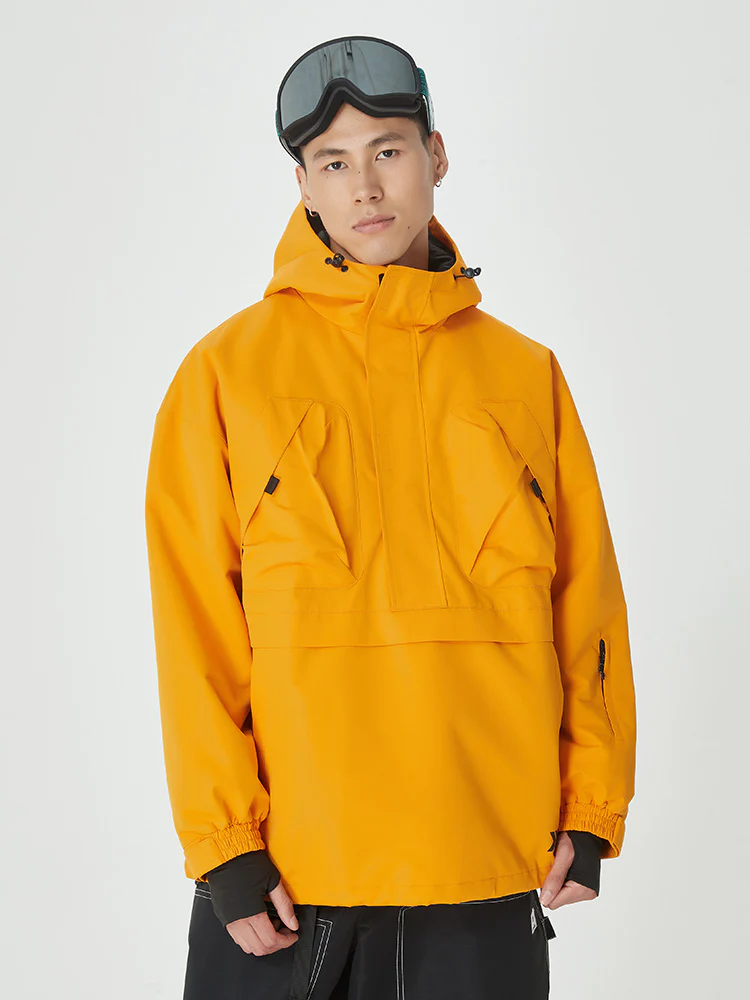 Men's Mountain Freerider Baggy Anorak Snowboard Jacket - Image 3
