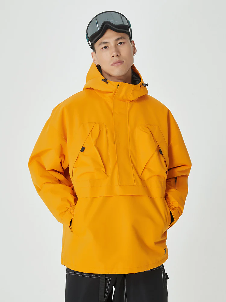 Men's Mountain Freerider Baggy Anorak Snowboard Jacket - Image 4