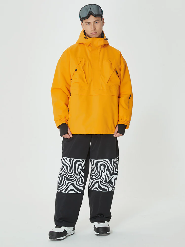 Men's Mountain Freerider Baggy Anorak Snowboard Jacket & Pants Set - Image 3