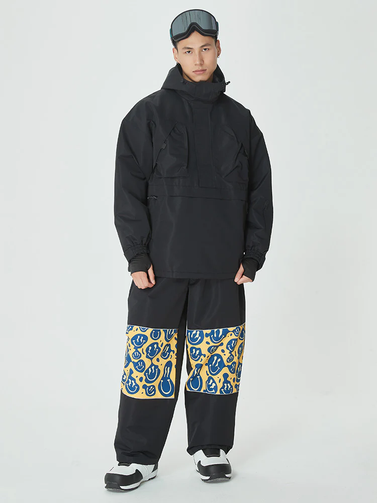 Men's Mountain Freerider Baggy Anorak Snowboard Jacket & Pants Set - Image 4