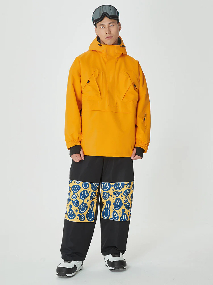 Men's Mountain Freerider Baggy Anorak Snowboard Jacket & Pants Set - Image 6