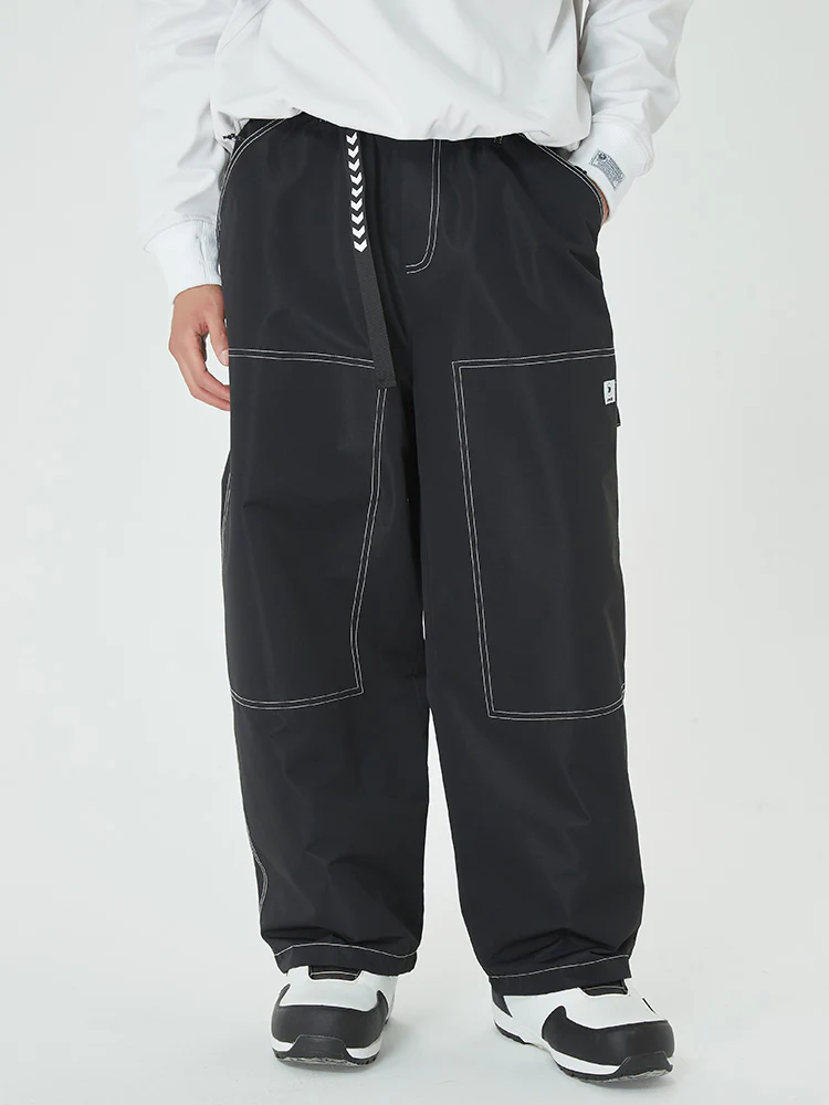 Men's Mountain Freerider Freestyle Baggy Snowboard Pants - Image 3