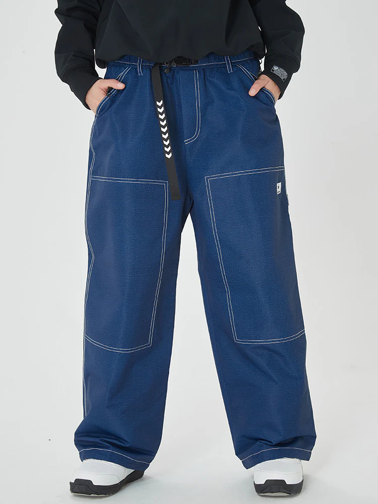 Men's Mountain Freerider Freestyle Baggy Snowboard Pants - Image 5