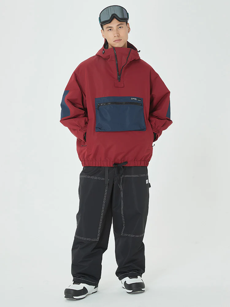 Men's Mountain Freerider Freestyle Snowsuits Baggy Snowboard Suit - Image 5