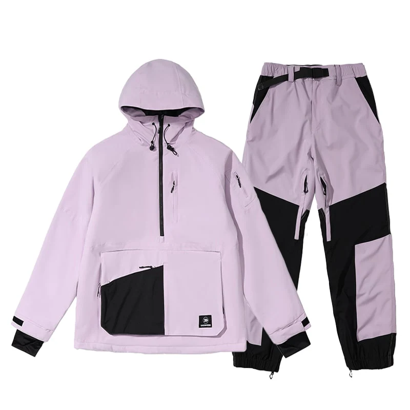 Men's Mountain Pro Anorak Waterproof Snow Suits Sets - Image 4