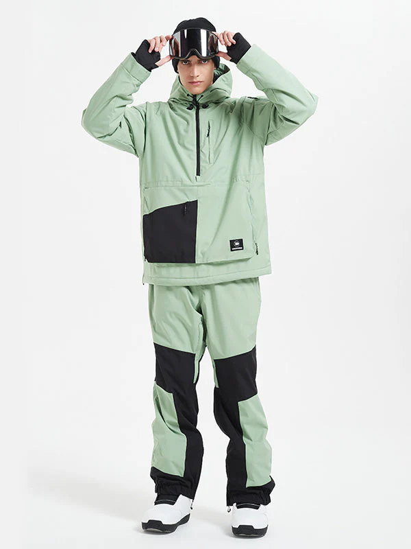 Men's Mountain Pro Anorak Waterproof Snow Suits Sets - Image 5