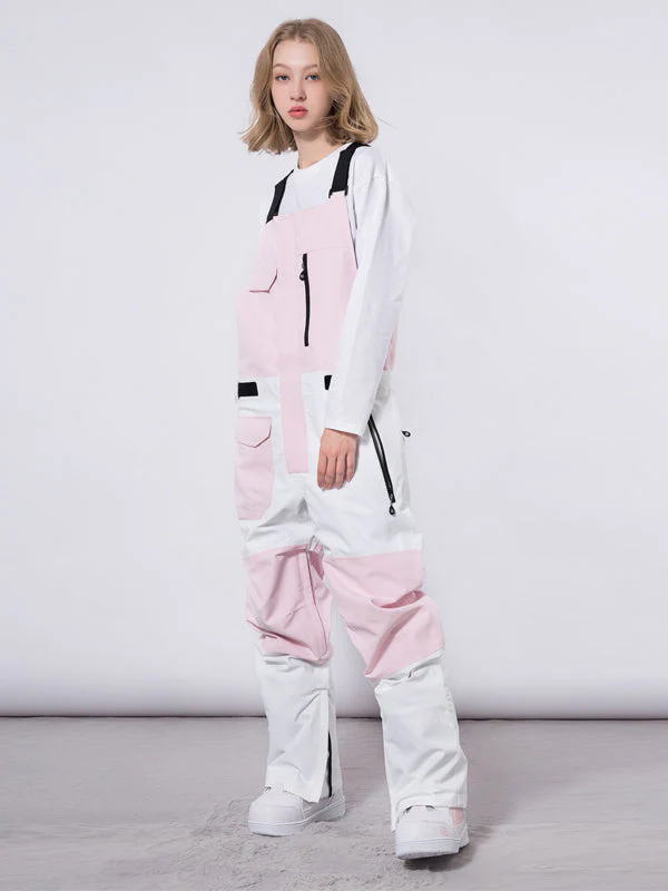 Men's Mutu Snow Winter Moment Block Snow Bibs Pants - Image 8