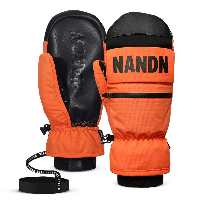 Men's Nandn AlpinePeak All-Weather Mountain Snowboard Mittens - Image 10