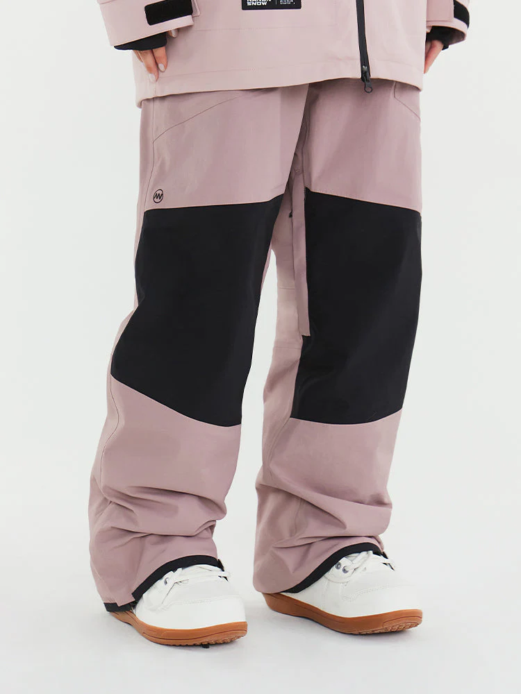 Men's Nandn Colorblock Mountain Top Snow Pants - Image 15