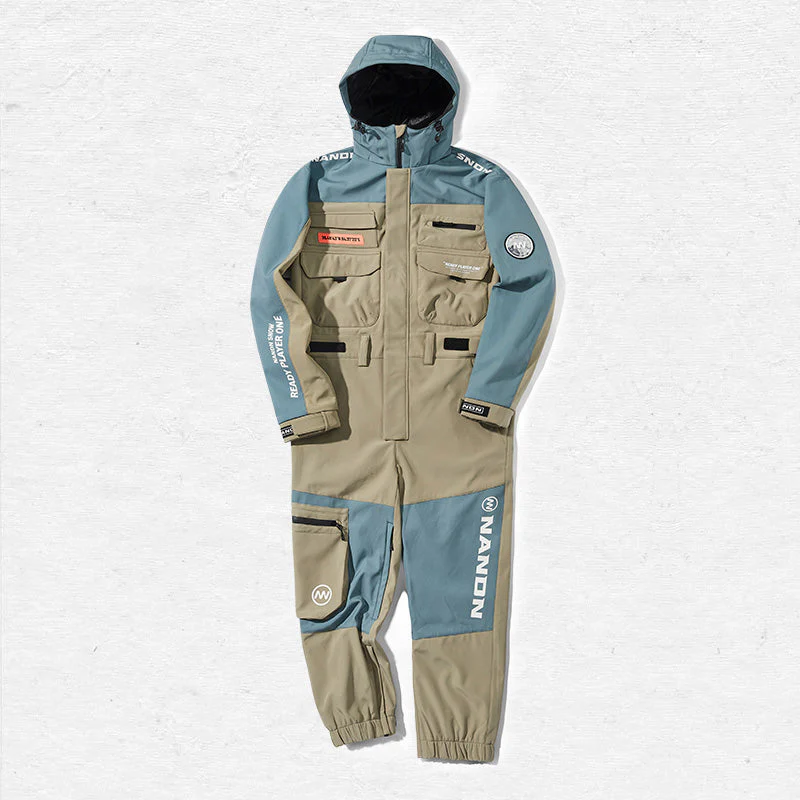 Men's Nandn Field Cargo Snowsuit One Piece - Image 2